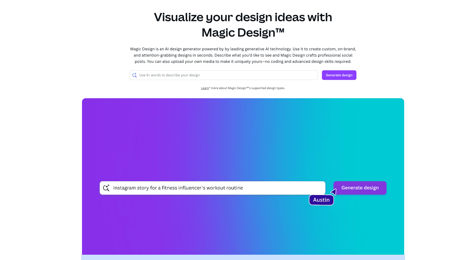 Canva Magic Design