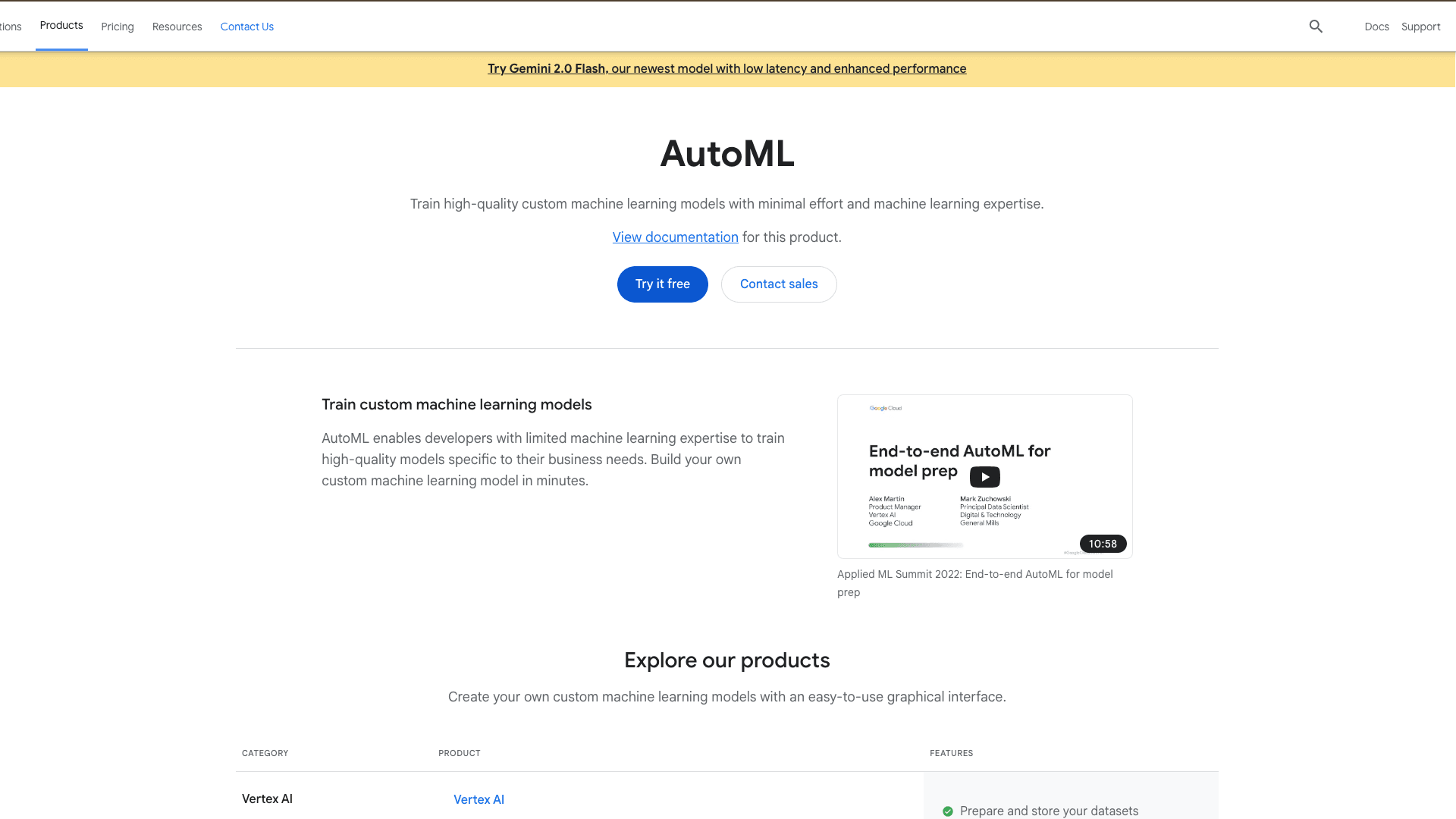 Google Cloud AutoML